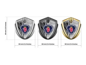 Scania Metal Domed Emblem Max Design Sturdy Metal